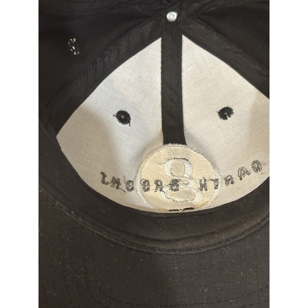 Garth Brooks World Tour Concert Cap Hat Snapback Black/Gray/White - Picture 7 of 8